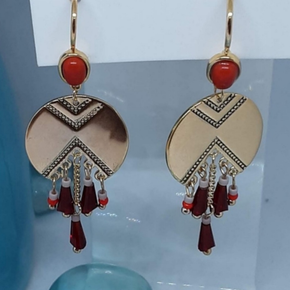 Delicate Alloy Jewelry Medium Size Earrings